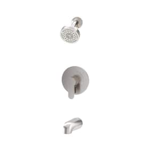 Identity HydroMersion Single Handle Tub and Shower Faucet Trim Kit with Volume Control (Valve Not Included)