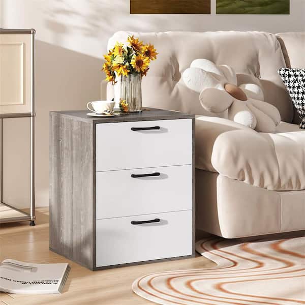 3 Drawer Dresser Chest of Drawer Storage Cabinet with Wide Storage Space Organizer