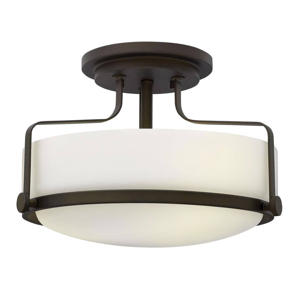 HINKLEY Hinkley Harper Medium Semi-Flush Mount Ceiling Light, Oil ...