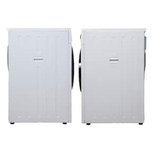 4 cu. ft. 18 lbs. 110-Volt vented Dryer Interior light, Reversible door in White