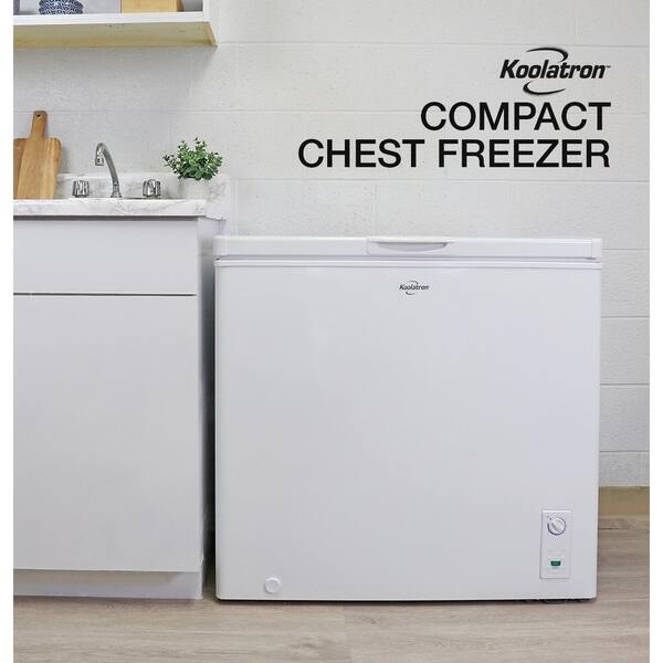 Koolatron 7 0 Cu Ft Chest Freezer In White Ktcf195 The Home Depot