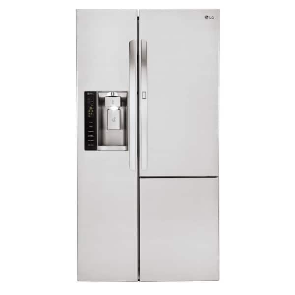 LG 26.1 cu. ft. Side by Side Refrigerator with ColdSaver and Door-in-Door in Stainless Steel