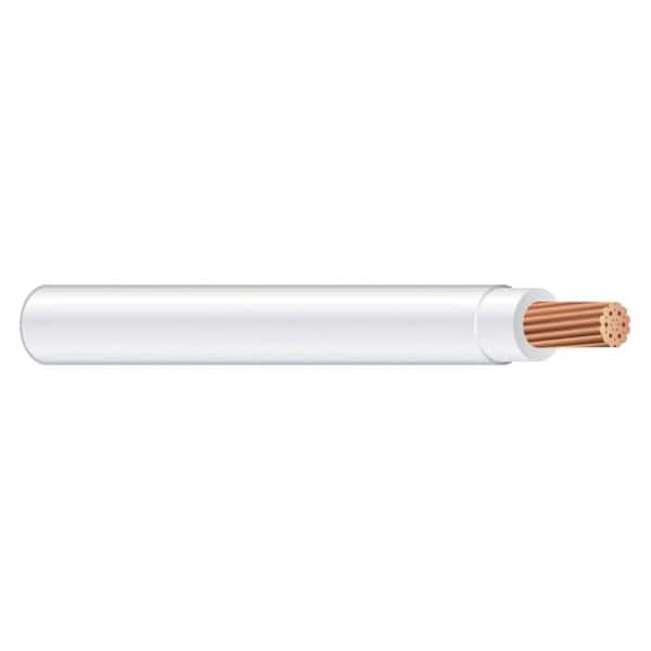 (By-the-Foot) 4 White Stranded CU SIMpull THHN Wire