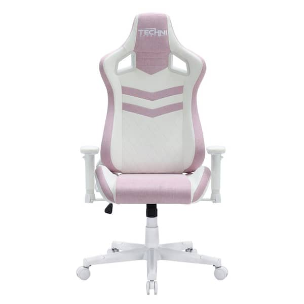 Techni Sport TS86 Pink Ergonomic Pastel Gaming Chair with Adjustable Arms  RTA-TS86-PNK - The Home Depot