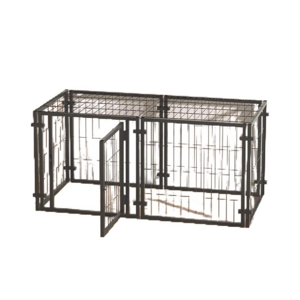 47.2 in. Dog Crate for Small Medium Large Dogs, Puppy Dog Playpen for Yard Indoor Outdoor Use, Pet Dog Cage Kennel price history on PriceWatchPro