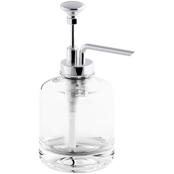 KOHLER Artifacts Liquid Hand Soap or Lotion Dispenser in Polished Chrome