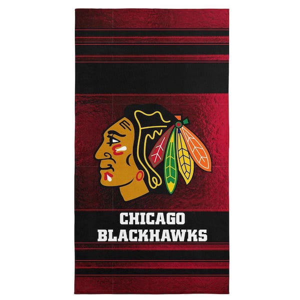 Chicago Blackhawks NHL Mirage 30 in. x 60 in. Microfiber Beach Towel