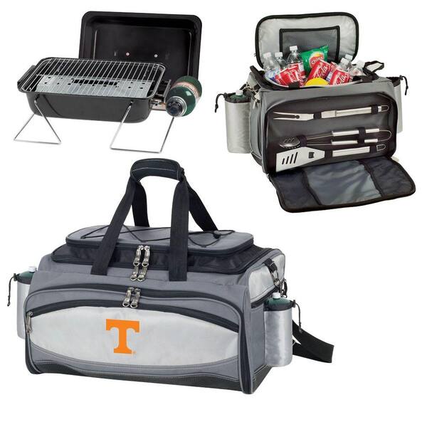 Picnic Time Tennessee Volunteers - Vulcan Portable Propane Grill and Cooler Tote by Embroidered