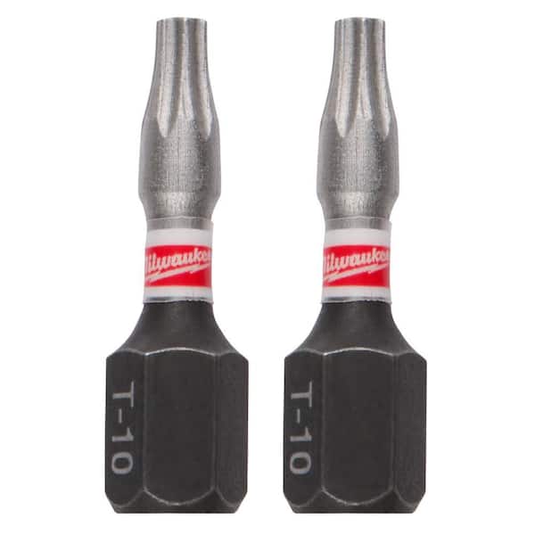 Milwaukee SHOCKWAVE Impact Duty 1 in. T10 Torx Alloy Steel Insert