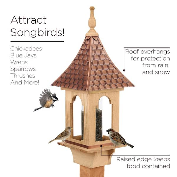 Good Directions Villa Bird Feeder Bf101w The Home Depot