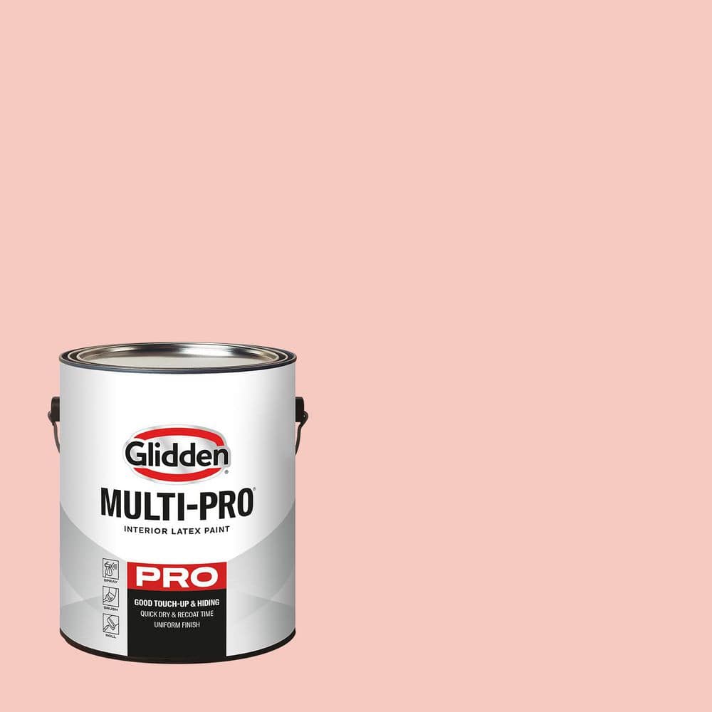 ファンデーション rosecat Glidden Multi-Pro 1 gal. PPG1189-3 Rose Pink Ultra Flat Interior