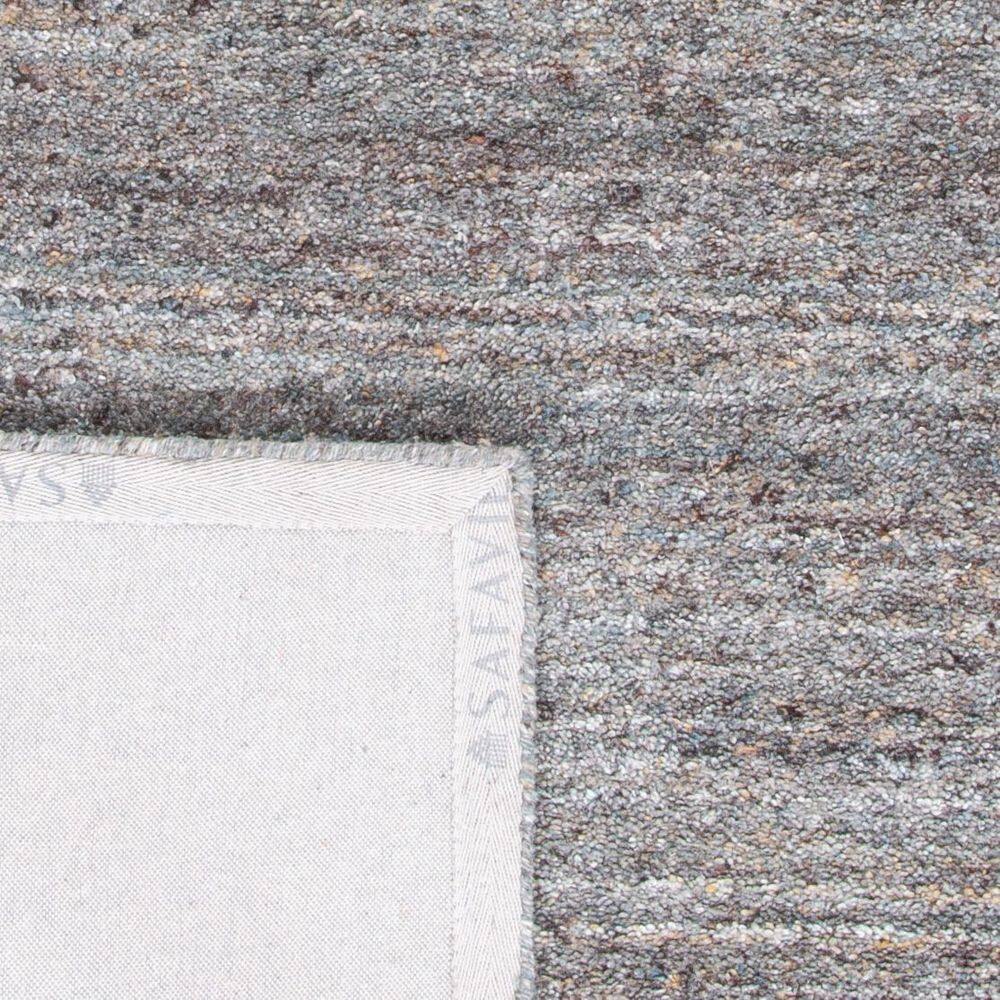 Gray 4' x 6' Handmade Tufted Wool Rectangular Rug