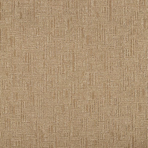 Crystal Cavern - Brushstroke-Beige 12 ft. 45 oz. Triexta PET Pattern Installed Carpet