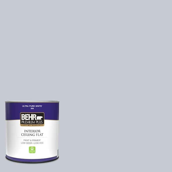 BEHR PREMIUM PLUS 1 qt. #MQ5-18 Paparazzi Flash Ceiling Flat Interior Paint