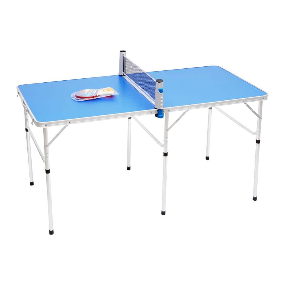 59.8 in. W x 29.9 in. D x 29.9 in. H Ping Pong Table Foldable Table Tennis Table Outdoor Table Tennis Table -  YIYIBYUS, TS-HSYXF-574