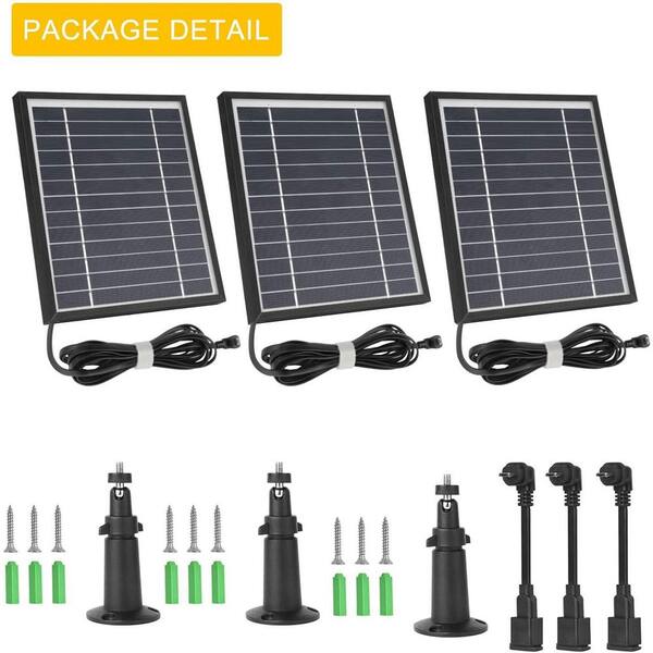 Wireless Battery Smart CCTV Security Solar Panel For Blink Camera