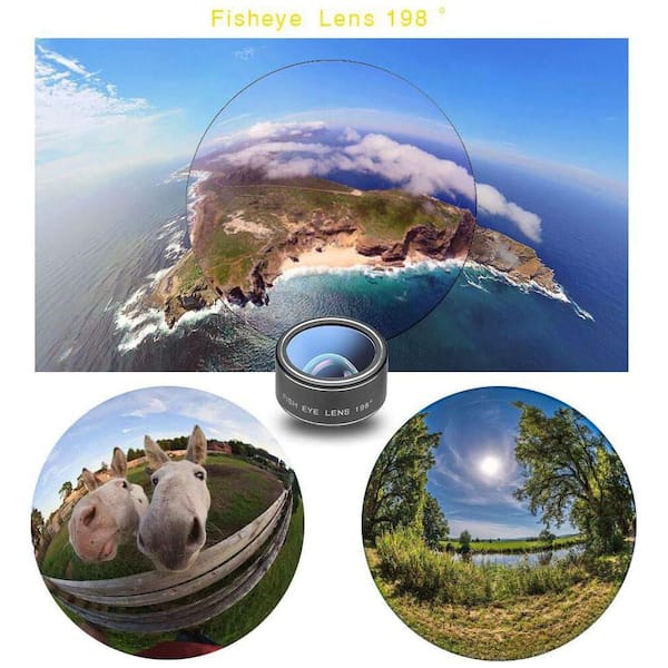 OBJLGEV Cell Phone Camera Lenses Kit in 18X Zoom 4K HD Wide