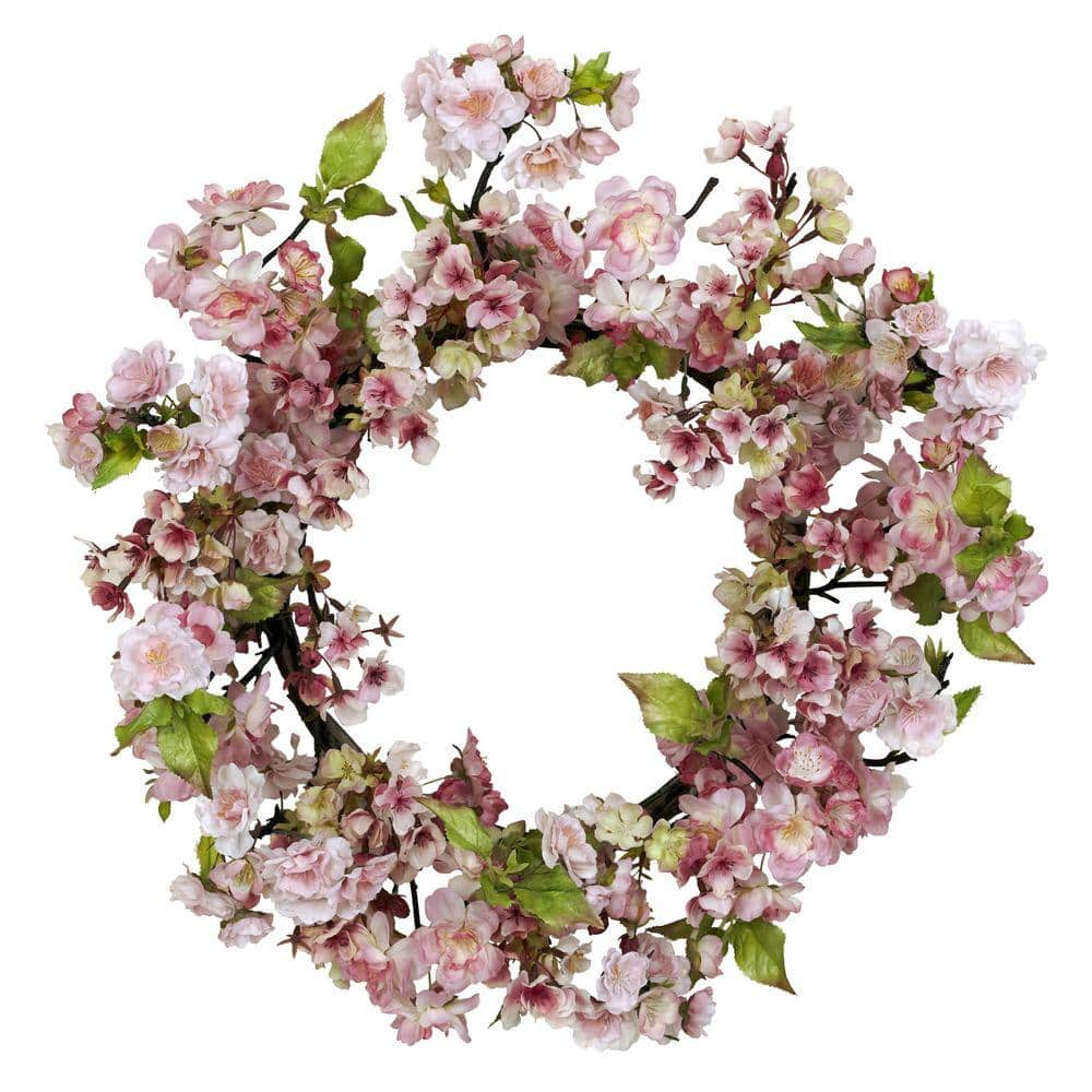 https://images.thdstatic.com/productImages/6143fc62-0e58-4761-95e1-129093c9a67d/svn/pink-nearly-natural-decorative-wreaths-4783-64_1000.jpg