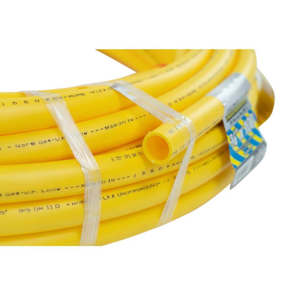 Buy 3/4 in. IPS x 100 ft. DR 11 Underground Yellow Polyethylene Gas