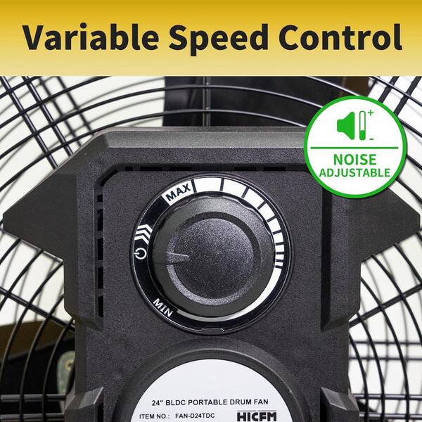 Aazon.co: VENTISOL 24 Inch Industrial Floor Dru Fan, 8600 CF Heavy