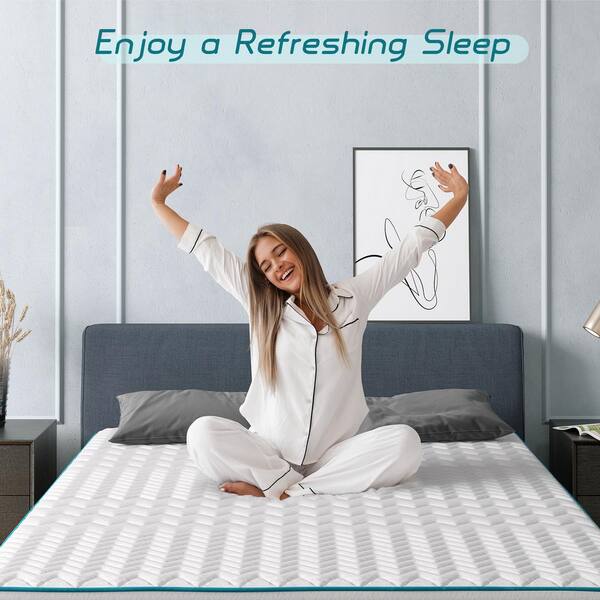 Pillow Cube Memory Foam King Mattress for Side Sleepers w/Hip & Shoulder Support