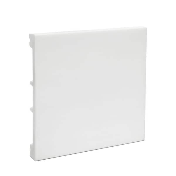 ORAC DECOR 1/2 in. D x 4 in. W x 4 in. L Primed White High Impact Polystyrene Baseboard Moulding Sample Piece