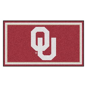 NCAA University of Oklahoma 3 ft. x 5 ft. Ultra Plush Area Rug