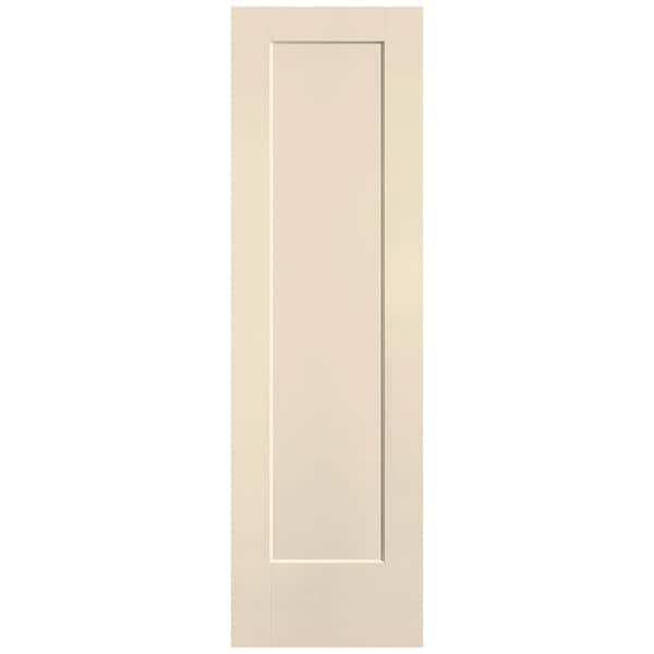 Masonite 24 in. x 80 in. 1-Panel Lincoln Park Single Bore Hollow Core Golden Haystack Molded Composite Interior Door Slab