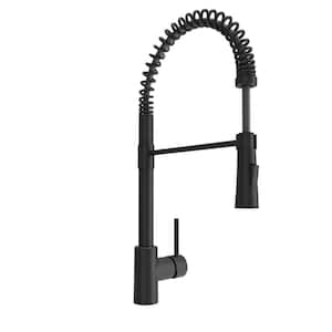 Livenza 2.0 Single Handle Pull Down Sprayer Kitchen Faucet in Matte Black