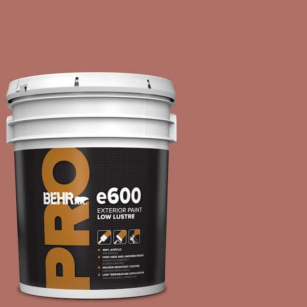 BEHR PRO 5 gal. #PPF-20 New England Brick Low Luster Exterior Paint
