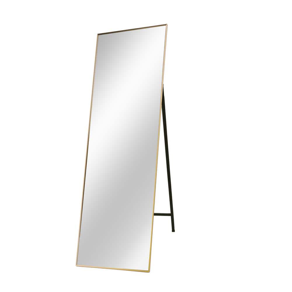 22 in. W x 65 in. H Rectangular Framed Aluminium Wall Bathroom Vanity Mirro