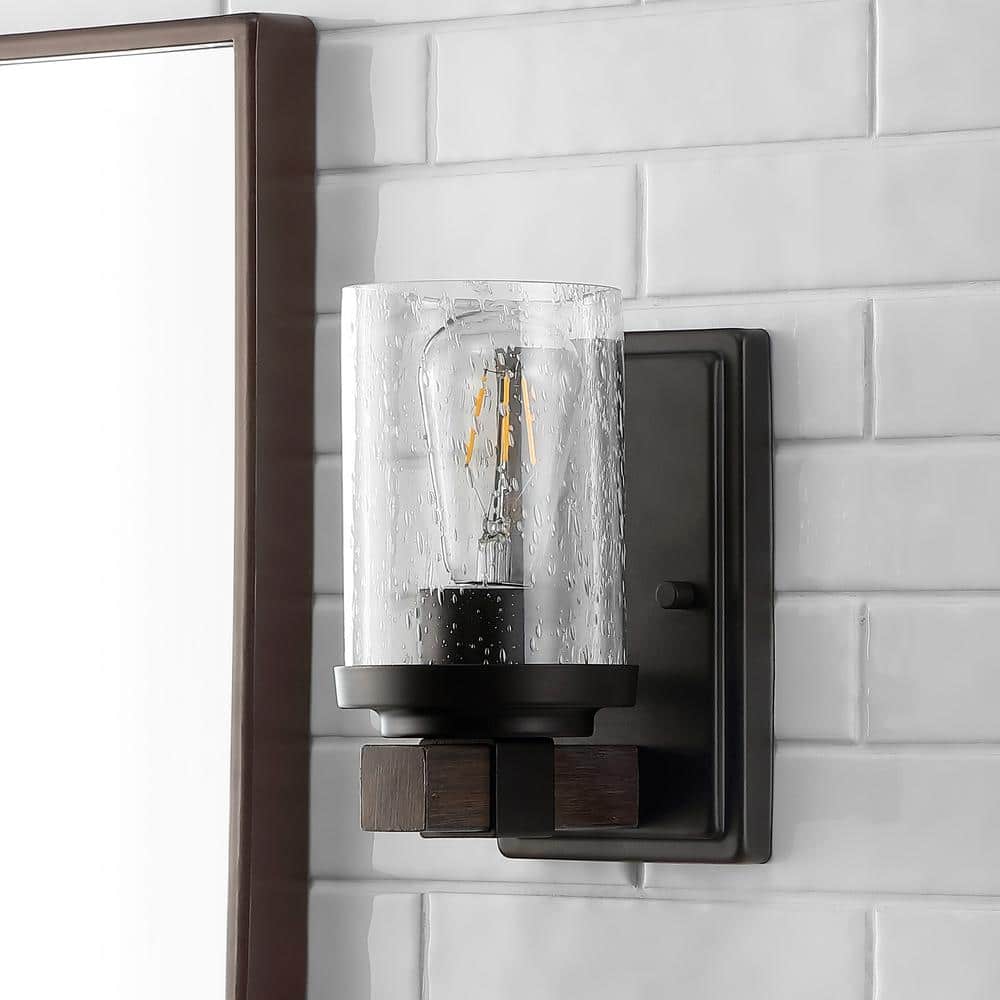 Bungalow Oil-Rubbed Bronze Cylinder LED Vanity Light