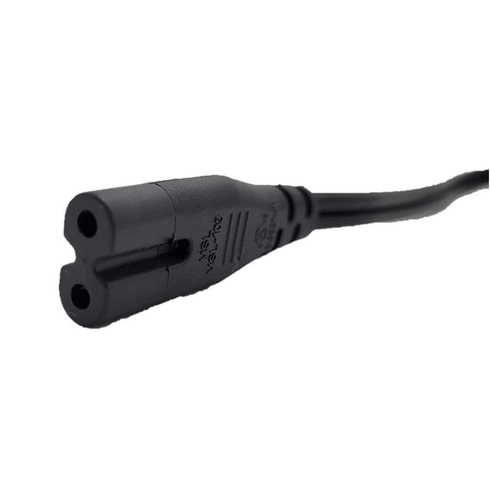 10 ft. (18AWG)/2-Prong Indoor Notebook AC Power Cord (NEMA 1-15P To C7) Black (5-Pack) price history on PriceWatchPro