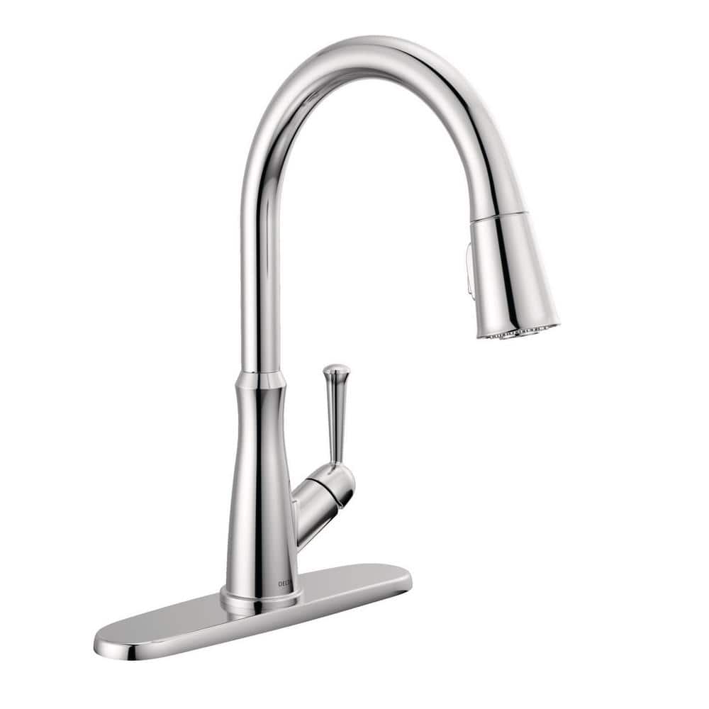 Delta Westville Single Handle Pull Down Sprayer Kitchen Faucet in