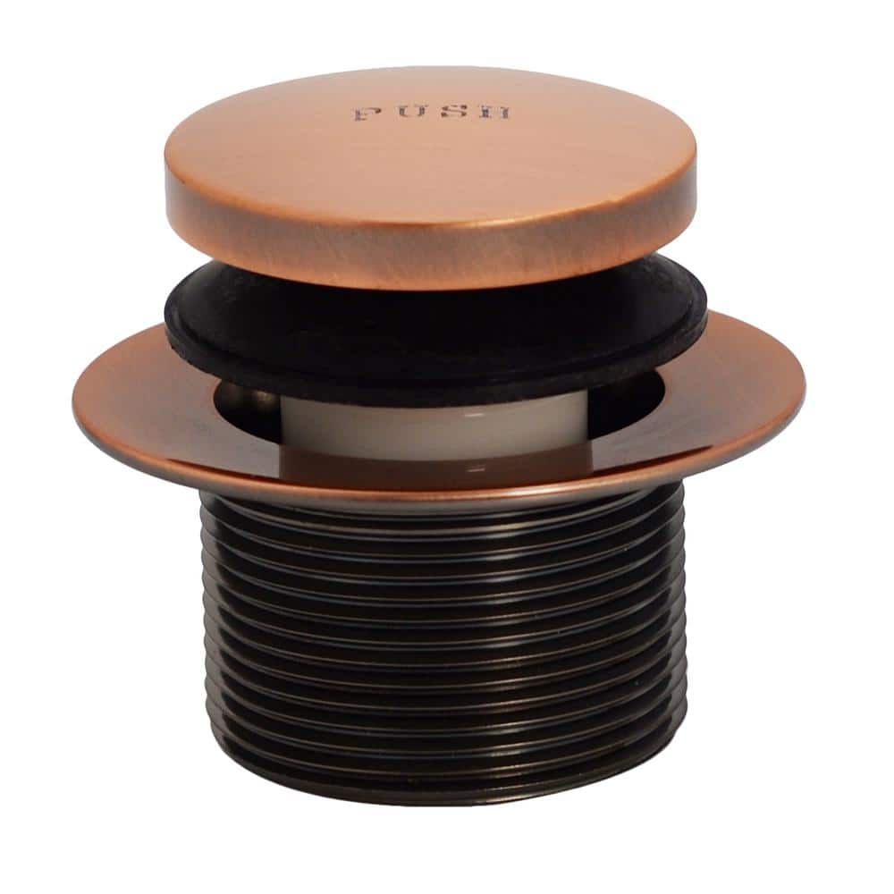 Westbrass 11/2 in. NPSM Coarse Thread TipToe Bath Drain and Stopper