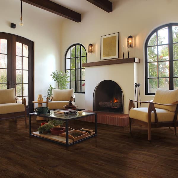 Bralton Oak 12 MIL x 7 in. x 48 in. Waterproof Click Lock Luxury Vinyl Plank Flooring (1045.88 sqft/pallet)
