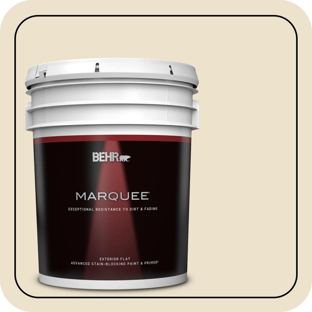 5 gal. #PPU7-15 Ivory Lace Flat Exterior Paint & Primer product image for price tracking