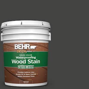 5 gal. #SC-102 Slate Solid Color Waterproofing Exterior Wood Stain