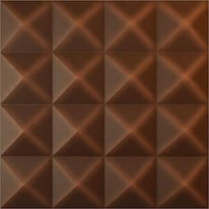 19 5/8 in. x 19 5/8 in. Cornelia EnduraWall Decorative 3D Wall Panel, Aged Metallic Rust (Covers 2.67 Sq. Ft.)