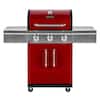 Dyna-Glo 3-Burner Propane Gas Grill in Red DGG424RNP-D - The Home Depot
