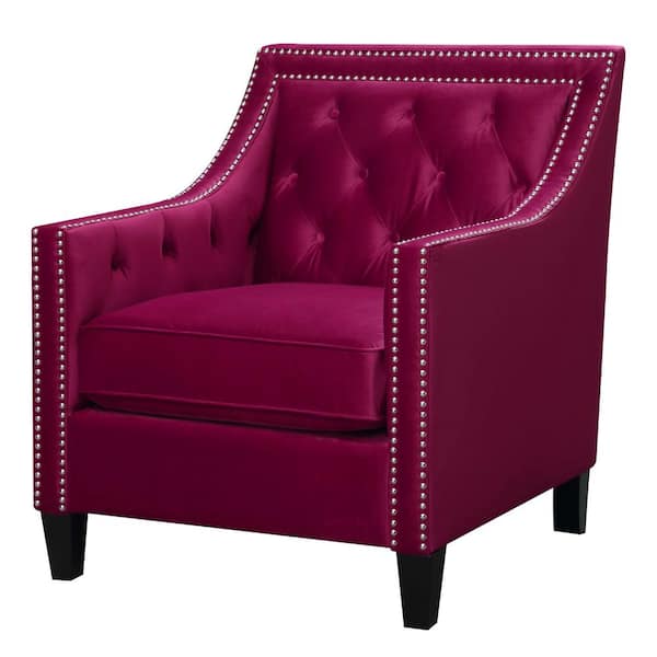 raspberry armchair