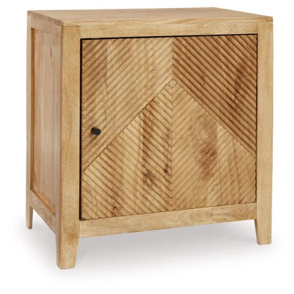 Emberton Brown 27 in. Accent Cabinet with 1 Shelf