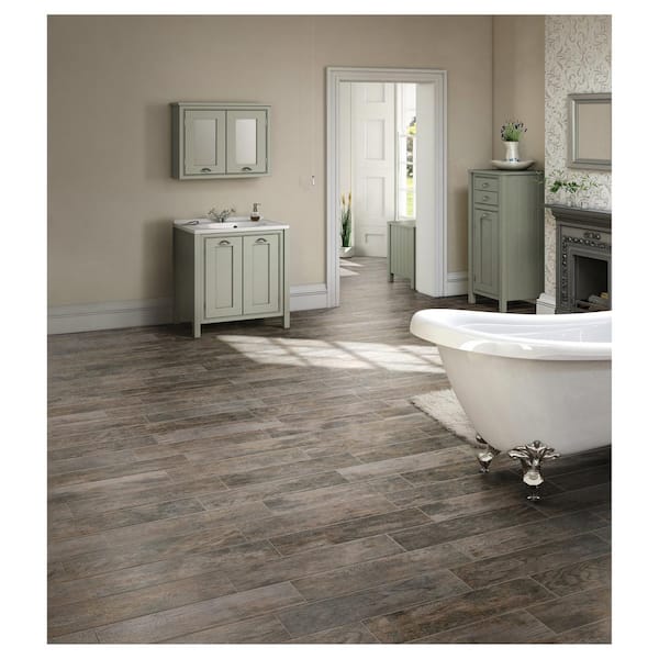 Montagna Rustic Bay 6 in. 6 in. Glazed Porcelain Floor and Wall Tile Sample