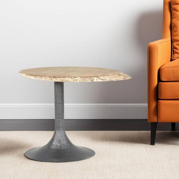 Oriental Furniture 24 in. W Gold Lacquer Nesting Tables L3