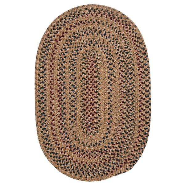 Winchester Evergold 8 ft. x 10 ft. Oval Moroccan Wool Blend Area Rug