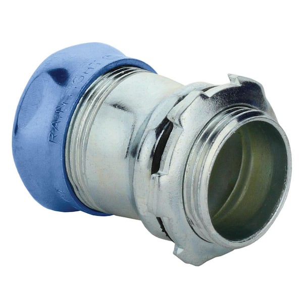 Commercial Electric 1-1/2 in. Electrical Metallic Tubing (EMT) Raintight Compression Connector