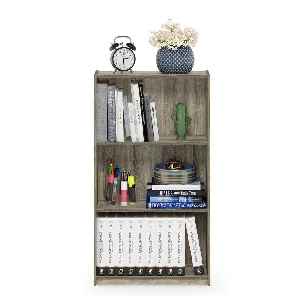 Black Laminated 3-Tier Kids' Wood Bookcase