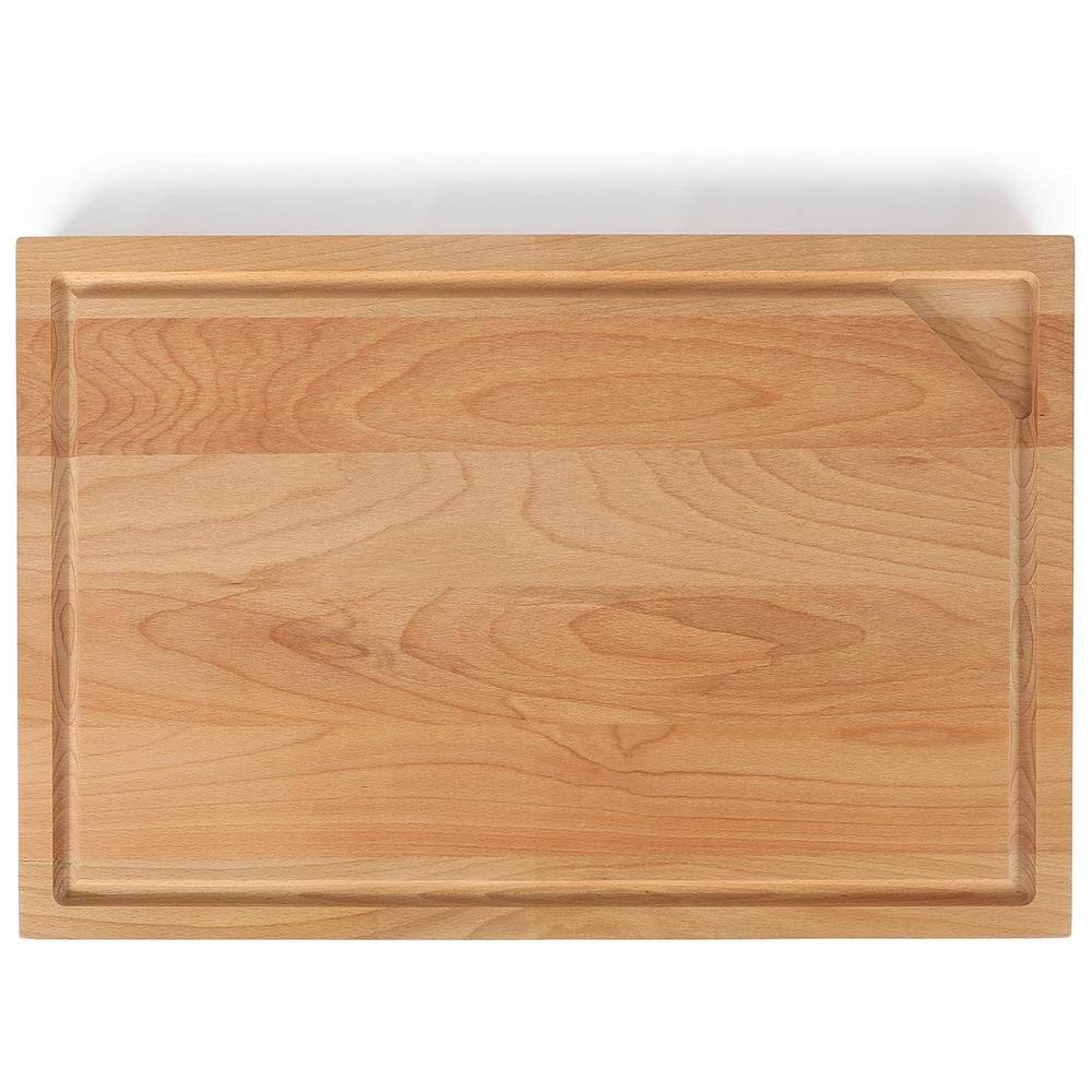 Lochner 18" x 12" Beech Wood Cutting Board with Juice Groove