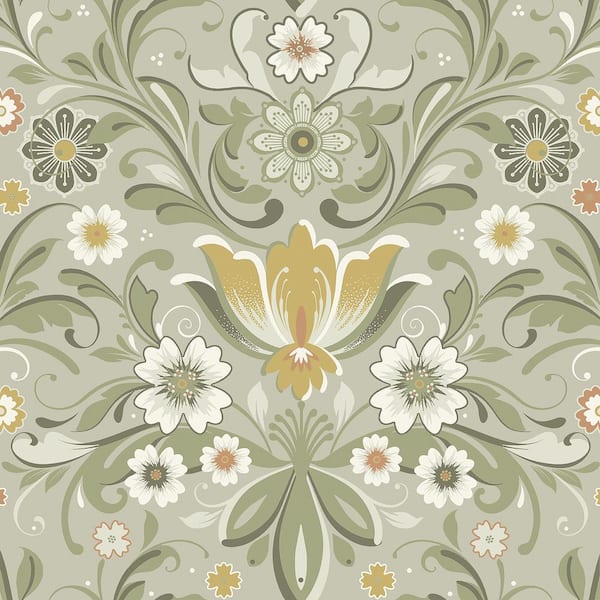 17 X 118 Floral Peel And Stick Wallpaper and 50 similar items