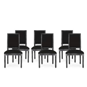 Robin Black and Gray Side Chair (Set of 6)